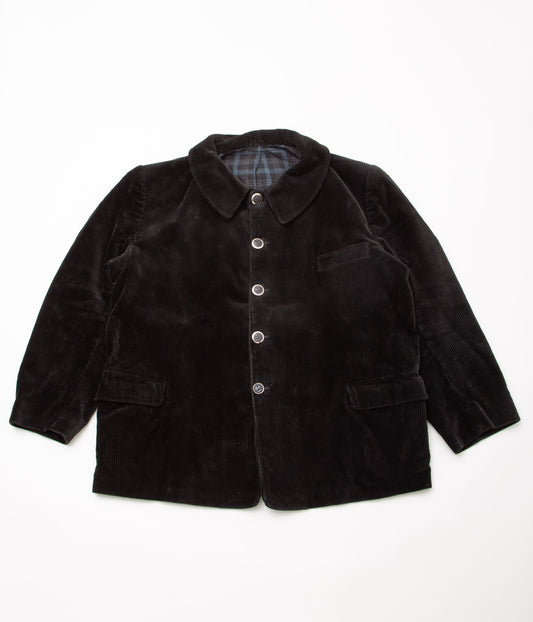 VINTAGE "1940's CORDUROY HUNTING JACKET"(BLACK)