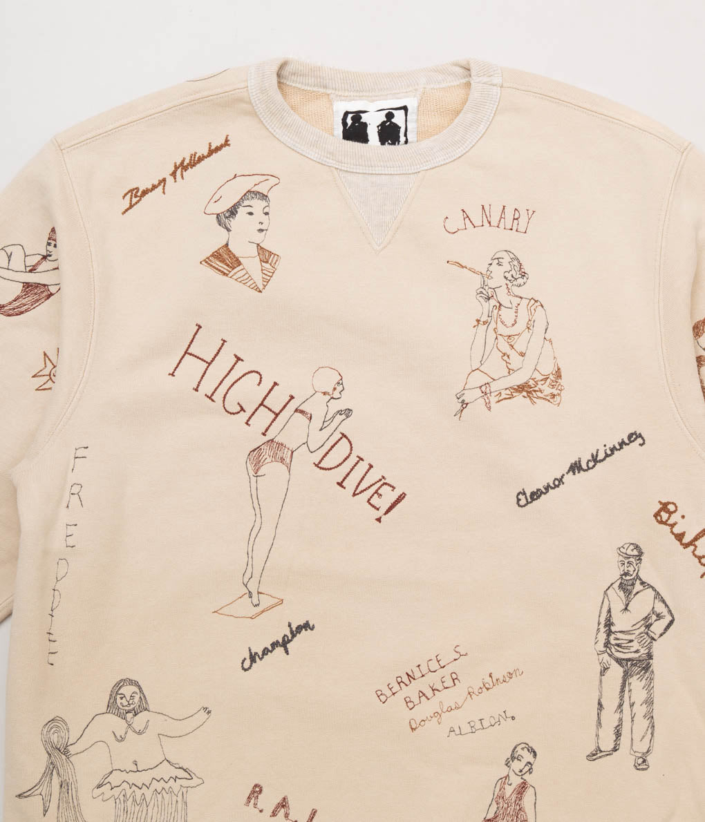 SAMUEL ZELIG ''HIGH DIVE CREWNECK'' (BEIGE)