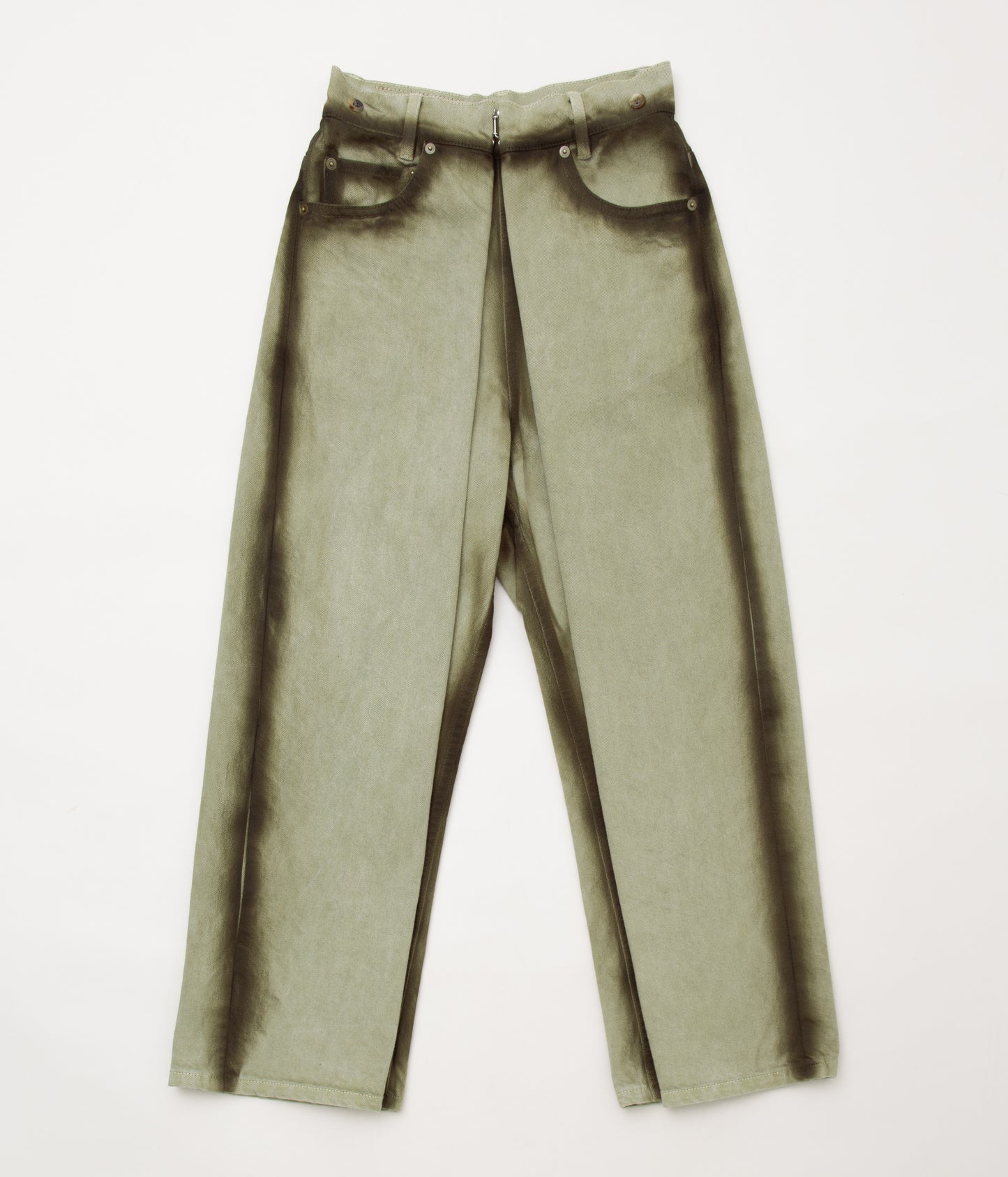 NOMAT ''FRONT TUCKED PANTS'' (KHAKI)