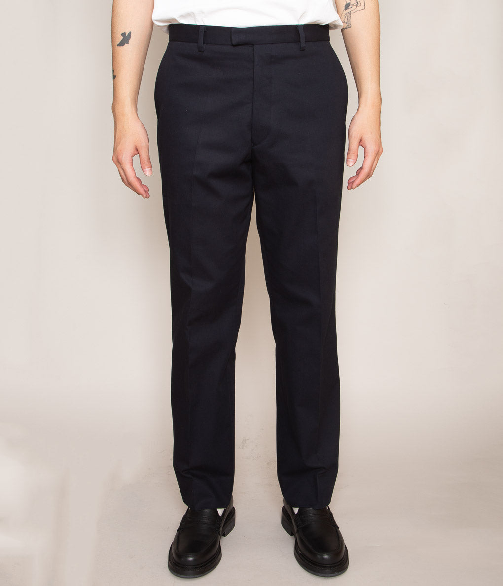 HERILL "EGYPTIAN COTTON TROUSERS"(NAVY)