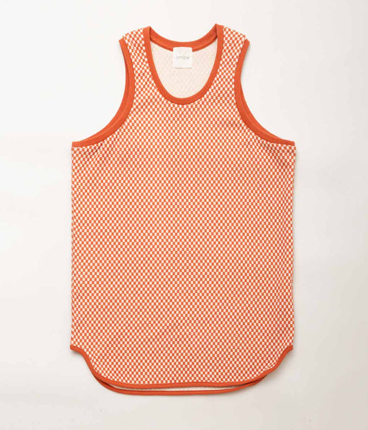 JONNLYNX ''BLOCK CHECK TANK'' (ORANGE)