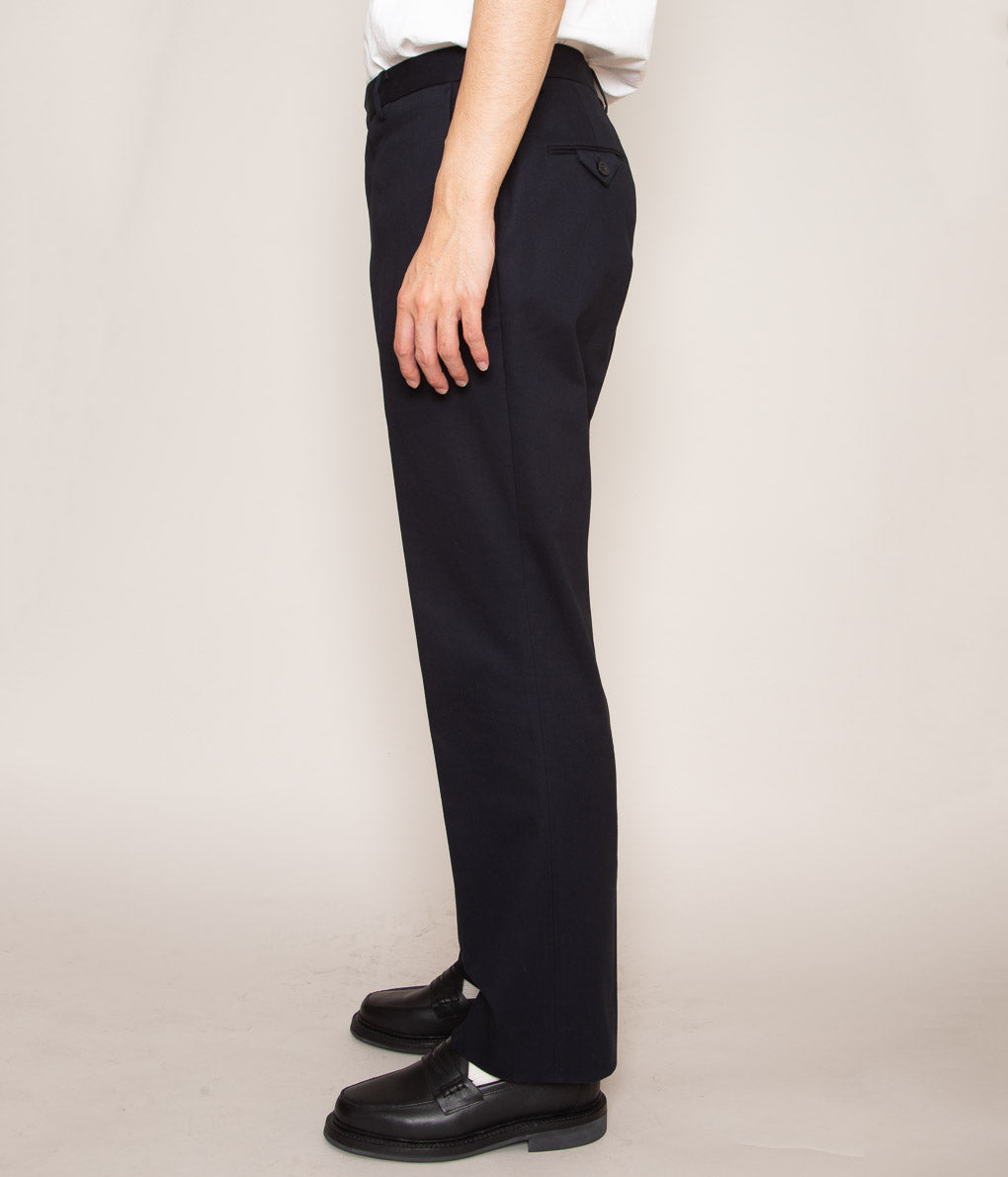 HERILL "EGYPTIAN COTTON TROUSERS"(NAVY)