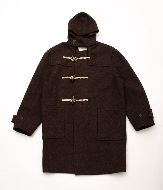 DE BONNE FACTURE"FRENCH REGIONAL WOOL DUFFLE COAT"(EBONY)