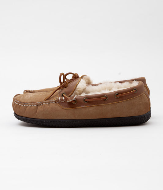 QUODDY TRAIL MOCCASIN ''HEARTH ESQ'' (CHESNUT)