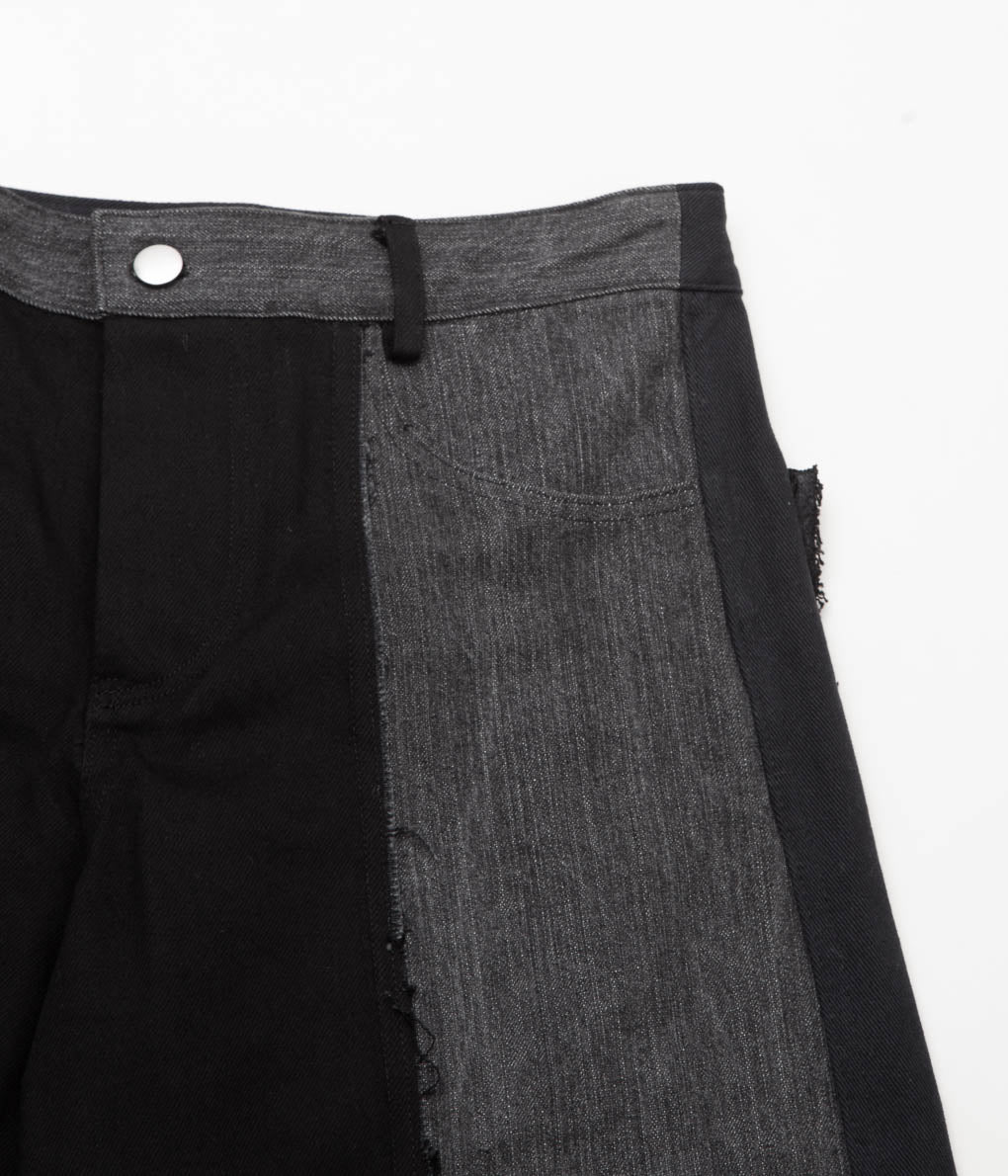 RENATA BRENHA ''CANGACO TROUSERS'' (BLACK UPCYCLED DENIM)