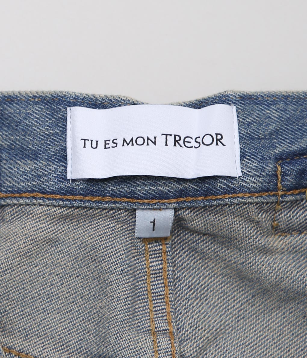 TU ES MON TRESOR ''THE EMERALD DENIM SKIRT'' (3YEAR)