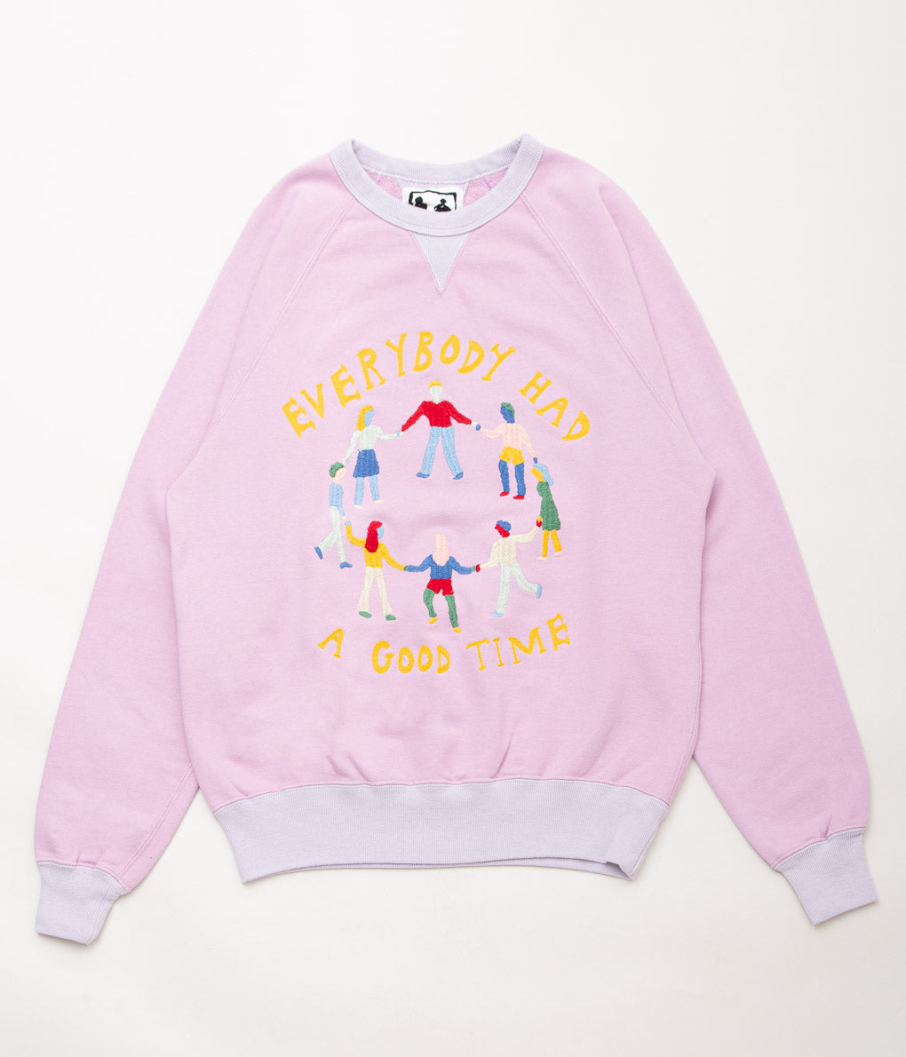 SAMUEL ZELIG ''EVERYBODY CREWNECK'' (LILAC)