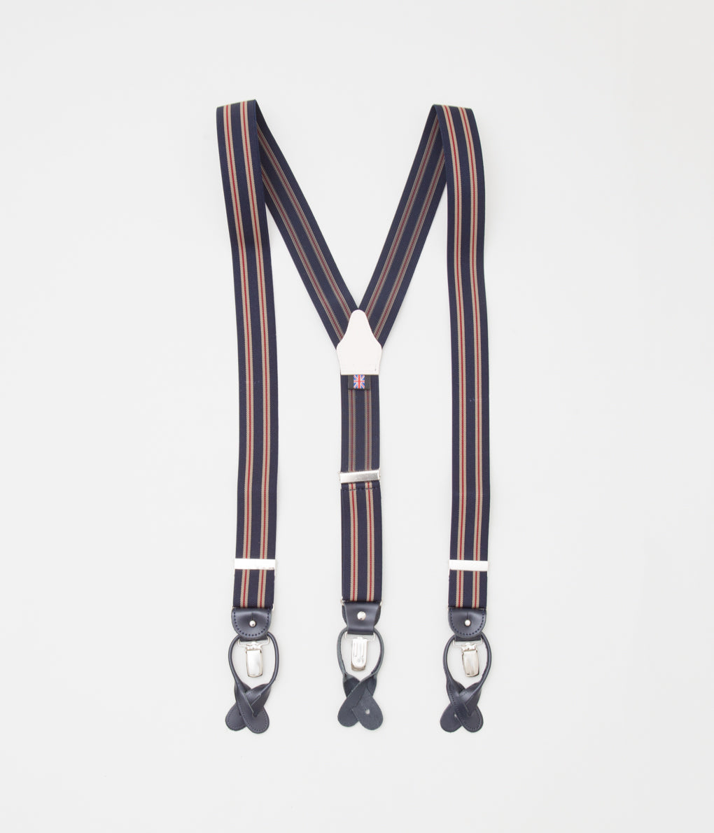 ALBERT THURSTON "TWO IN ONE ELASTICS 35mm "（NAVY） – THE STORE BY MAIDENS