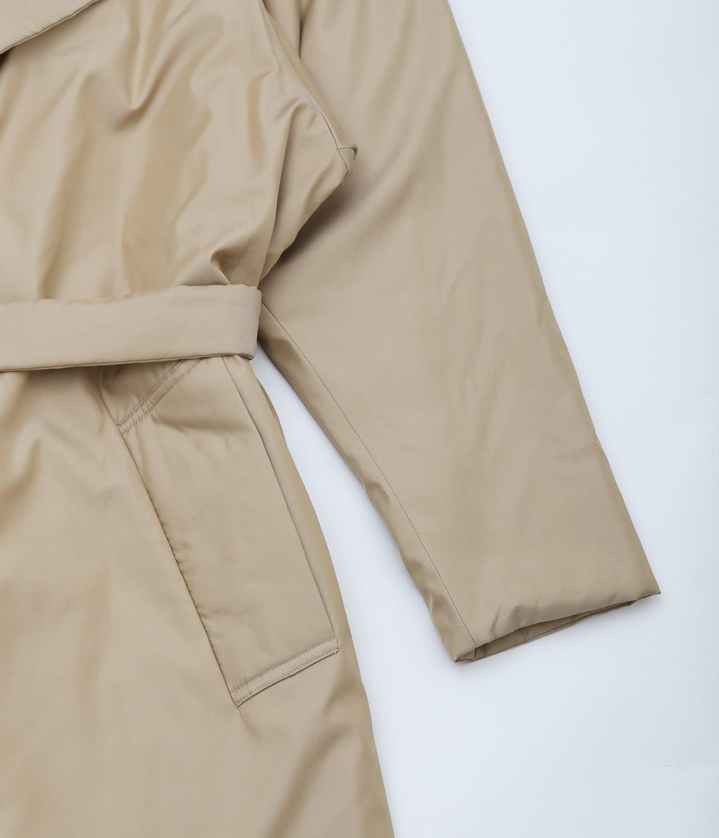 SEYA. ''SK'GROVE PADDED COAT'' (PALE ALE)