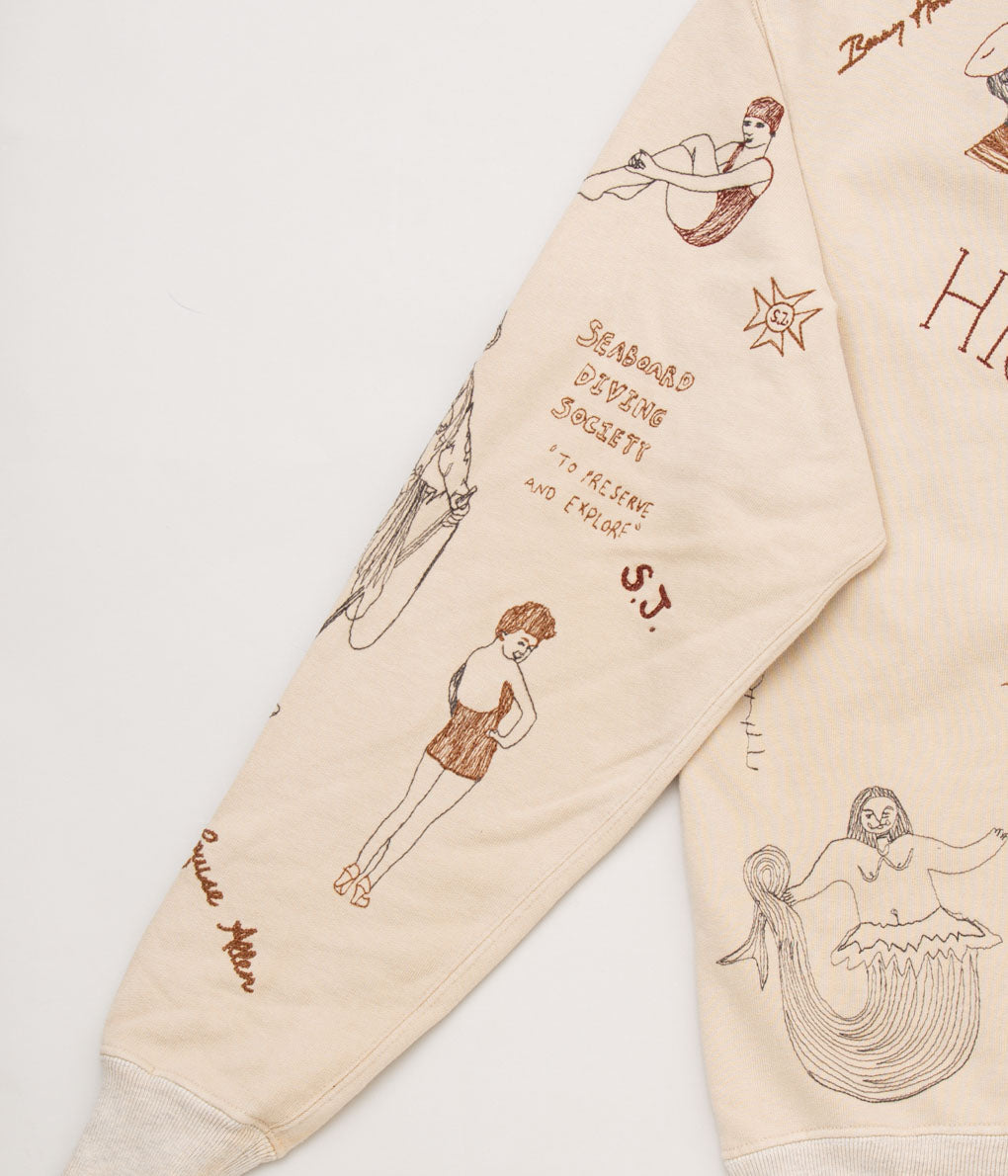 SAMUEL ZELIG ''HIGH DIVE CREWNECK'' (BEIGE)