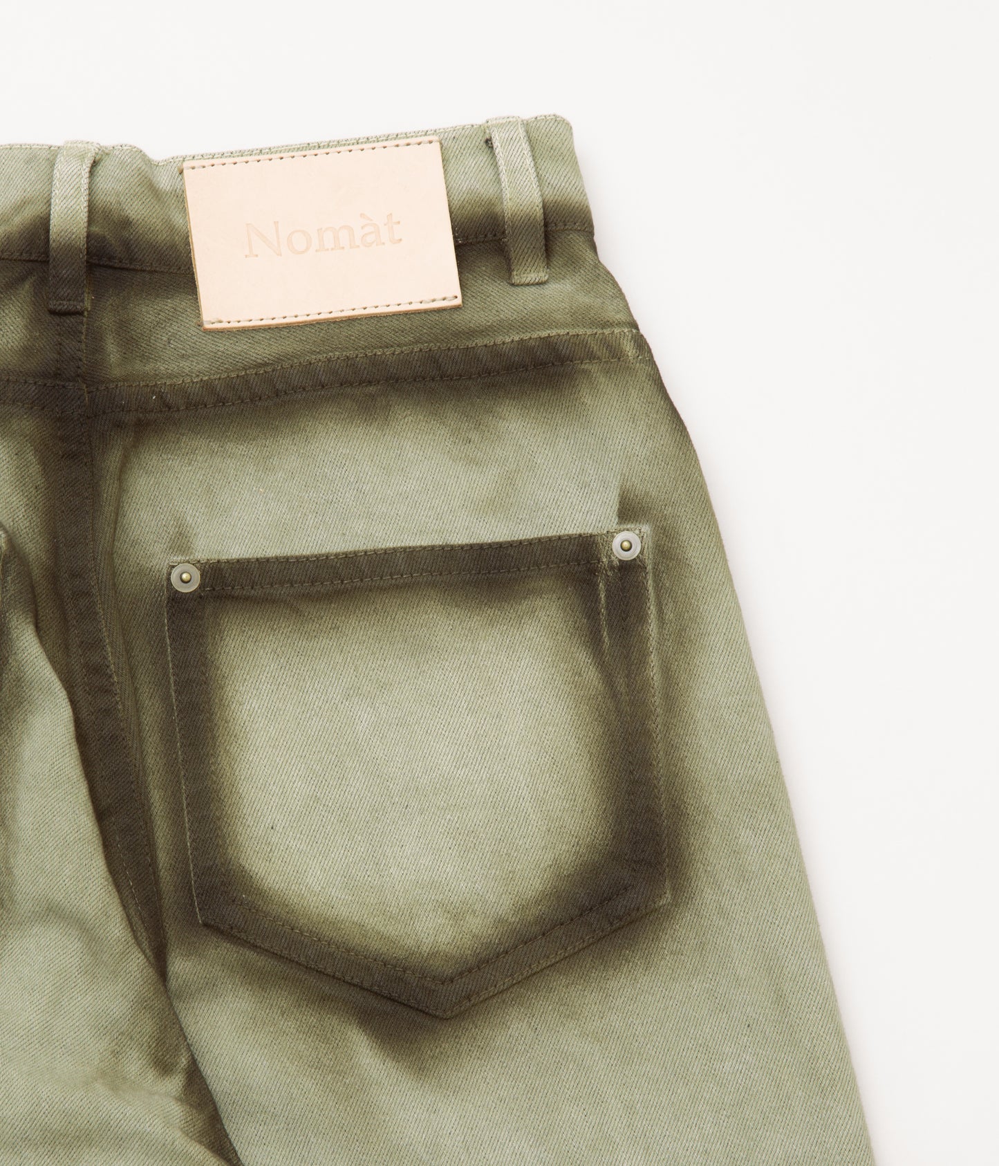 NOMAT ''FRONT TUCKED PANTS'' (KHAKI)