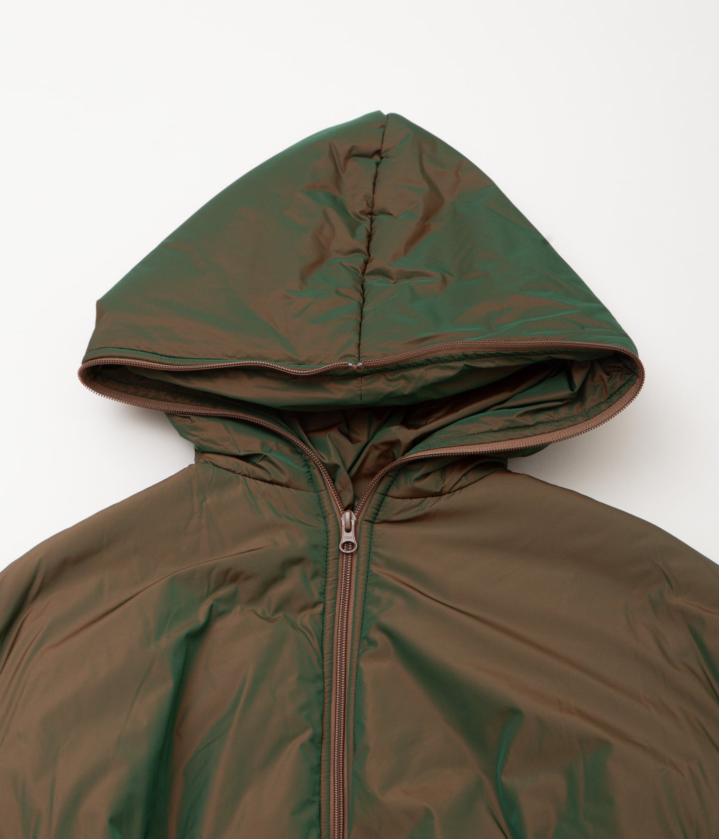 GABRIELA COLL GARMENTS ''NO.229 LIMONTA PUFFER HOODED JACKET'' (COPPER)