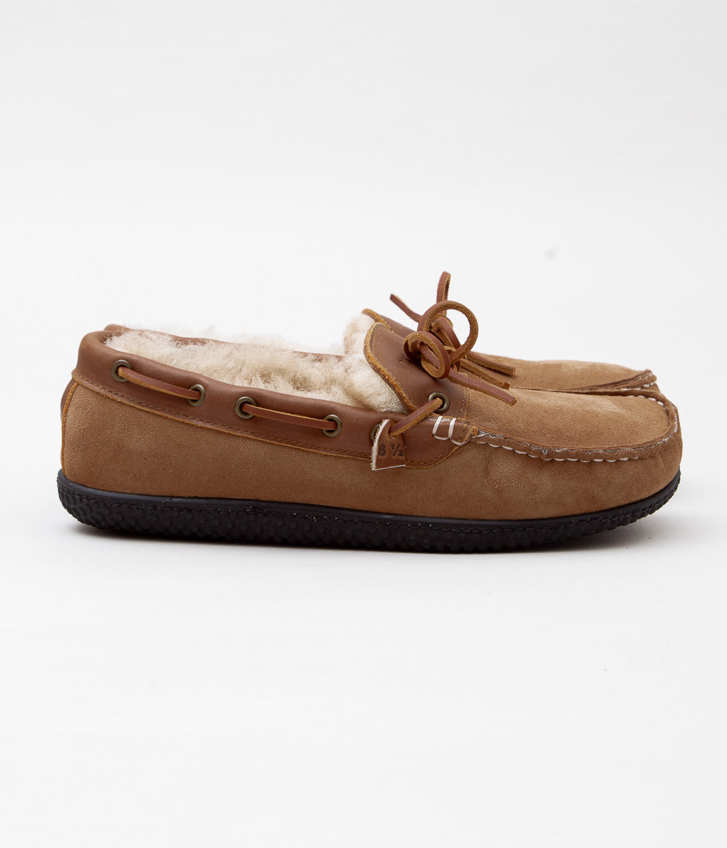 QUODDY TRAIL MOCCASIN ''HEARTH ESQ'' (CHESNUT)