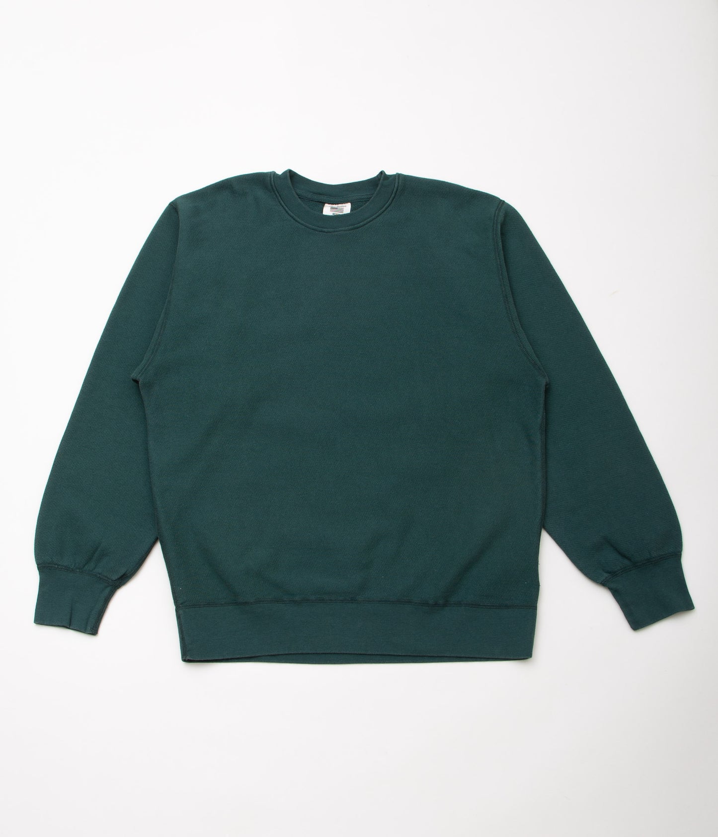 SOFT GOODS "9OZ FLEECE CREW NECK SWEAT"(LEAF GREEN)