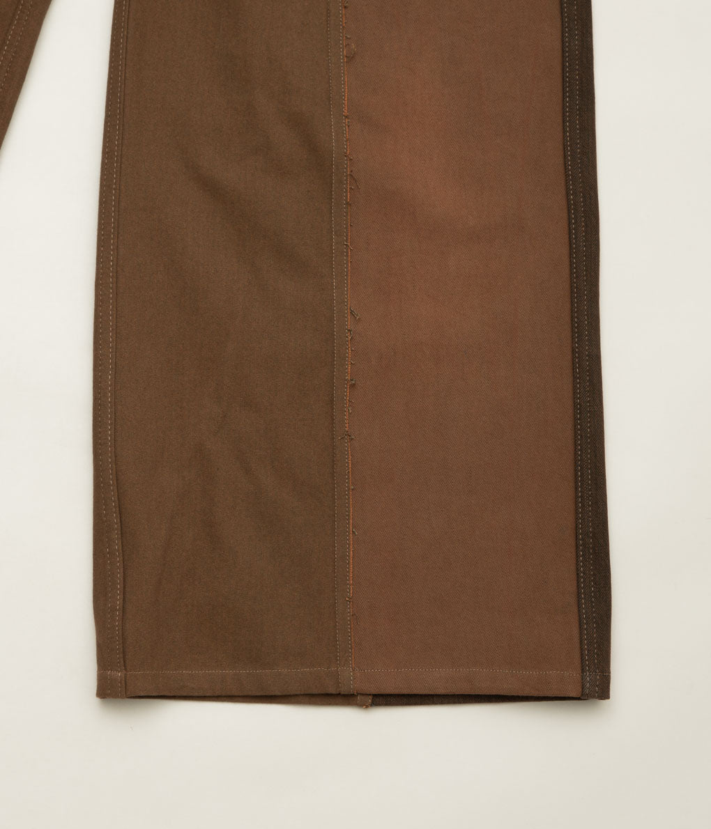 RENATA BRENHA ''CANGACO TROUSERS'' (BROWN UPCYCLED DENIM)