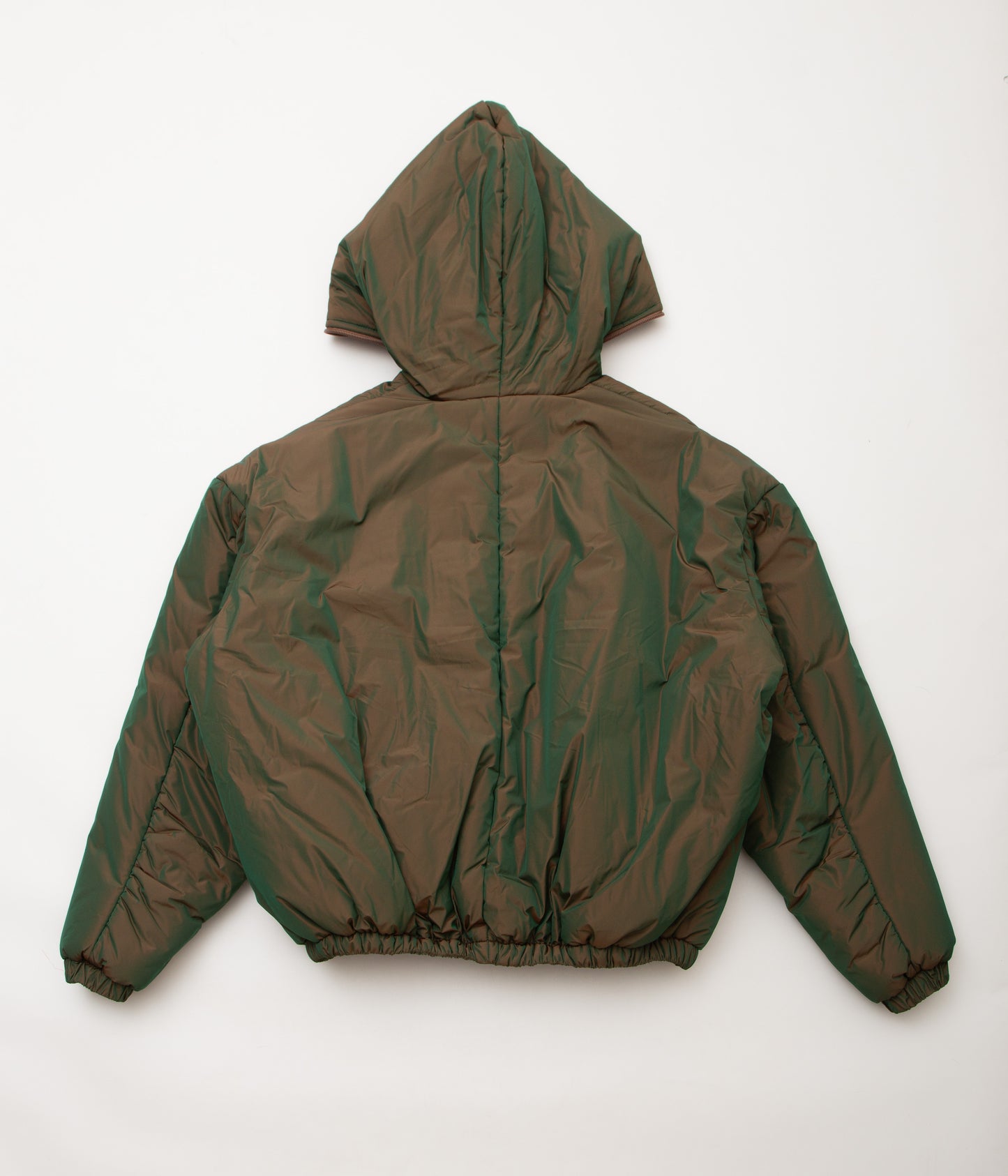 GABRIELA COLL GARMENTS ''NO.229 LIMONTA PUFFER HOODED JACKET'' (COPPER)