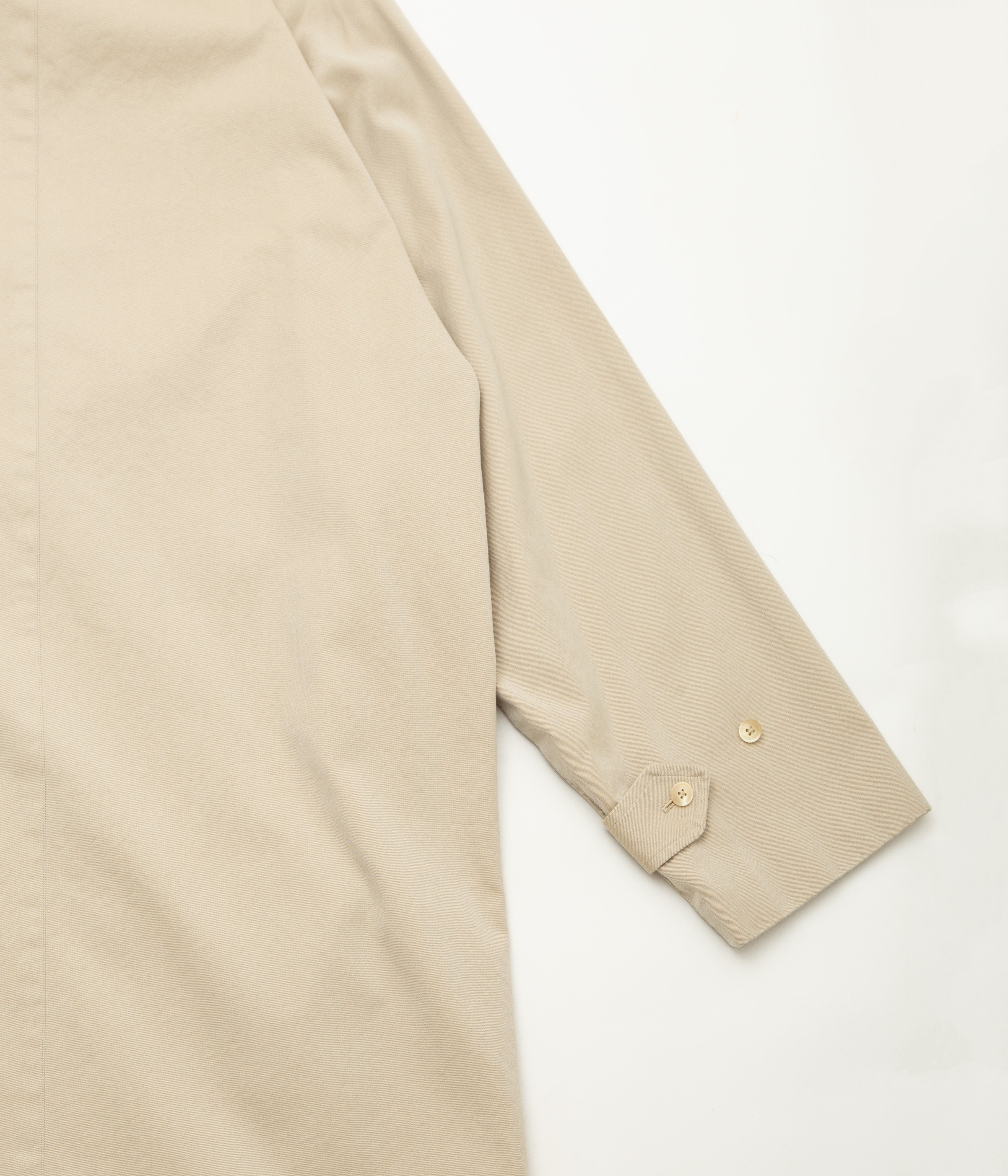 COMOLI ''コットンギャバ バルカラーコート'' (BEIGE) – THE COMOLI ''コットンギャバ バルカラーコート'' (BEIGE) – THE