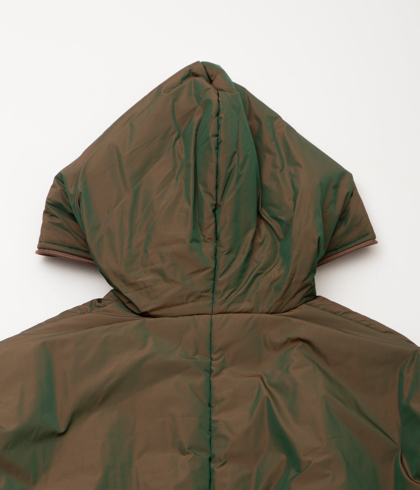 GABRIELA COLL GARMENTS ''NO.229 LIMONTA PUFFER HOODED JACKET'' (COPPER)