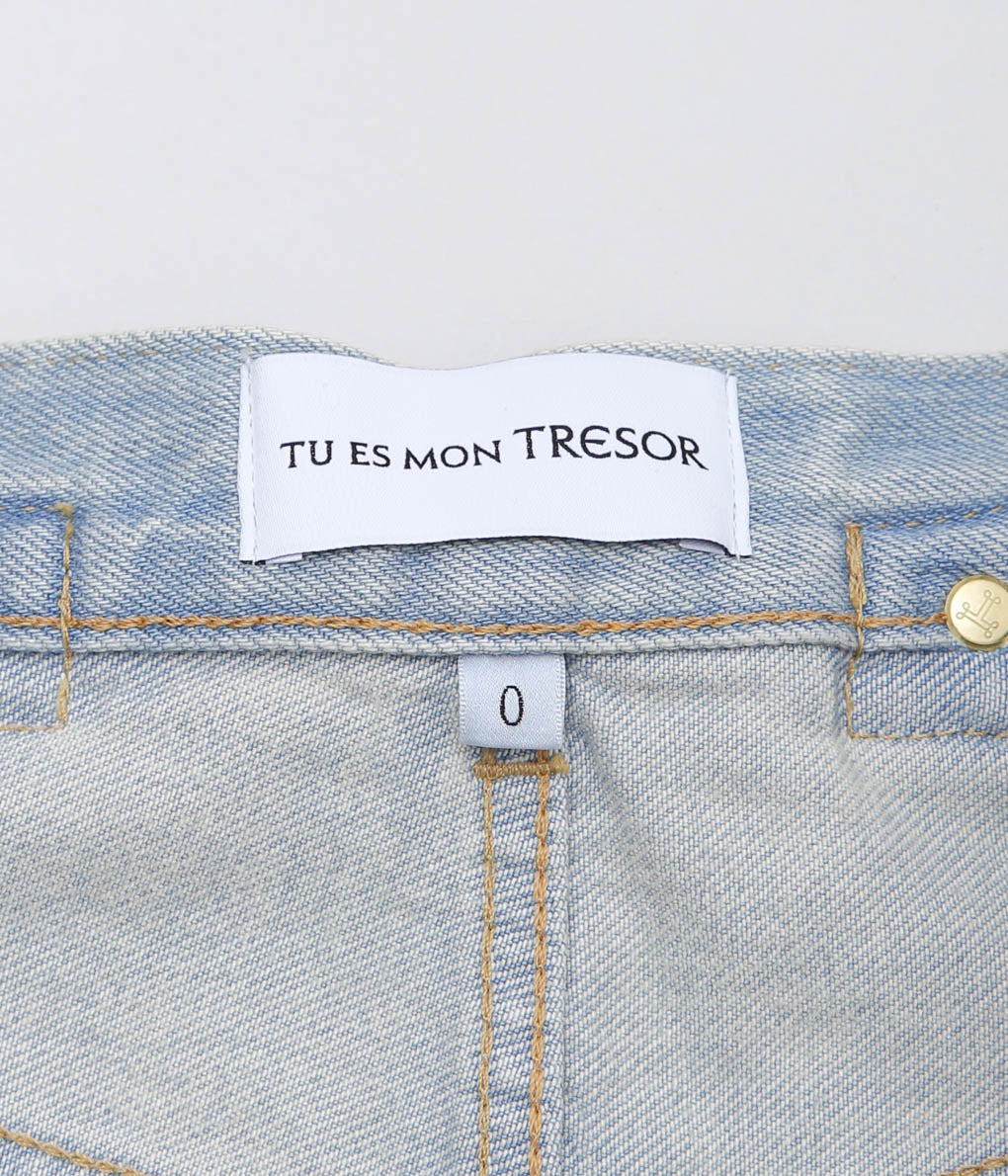 TU ES MON TRESOR ''THE EMERALD DENIM SKIRT'' (7YEAR)