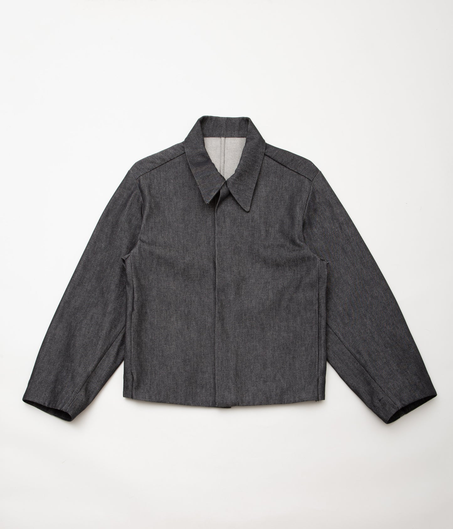 GABRIELA COLL GARMENTS ''NO.285 RIGID DENIM POCKET JACKET'' (BLACK DENIM)