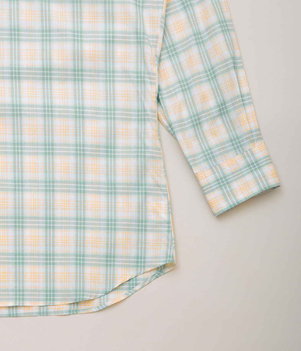 INDIVIDUALIZED SHIRTS×THE STORE BY MAIDENS "SLOB WORKERS SHIRTS"(GREEN CHECK)
