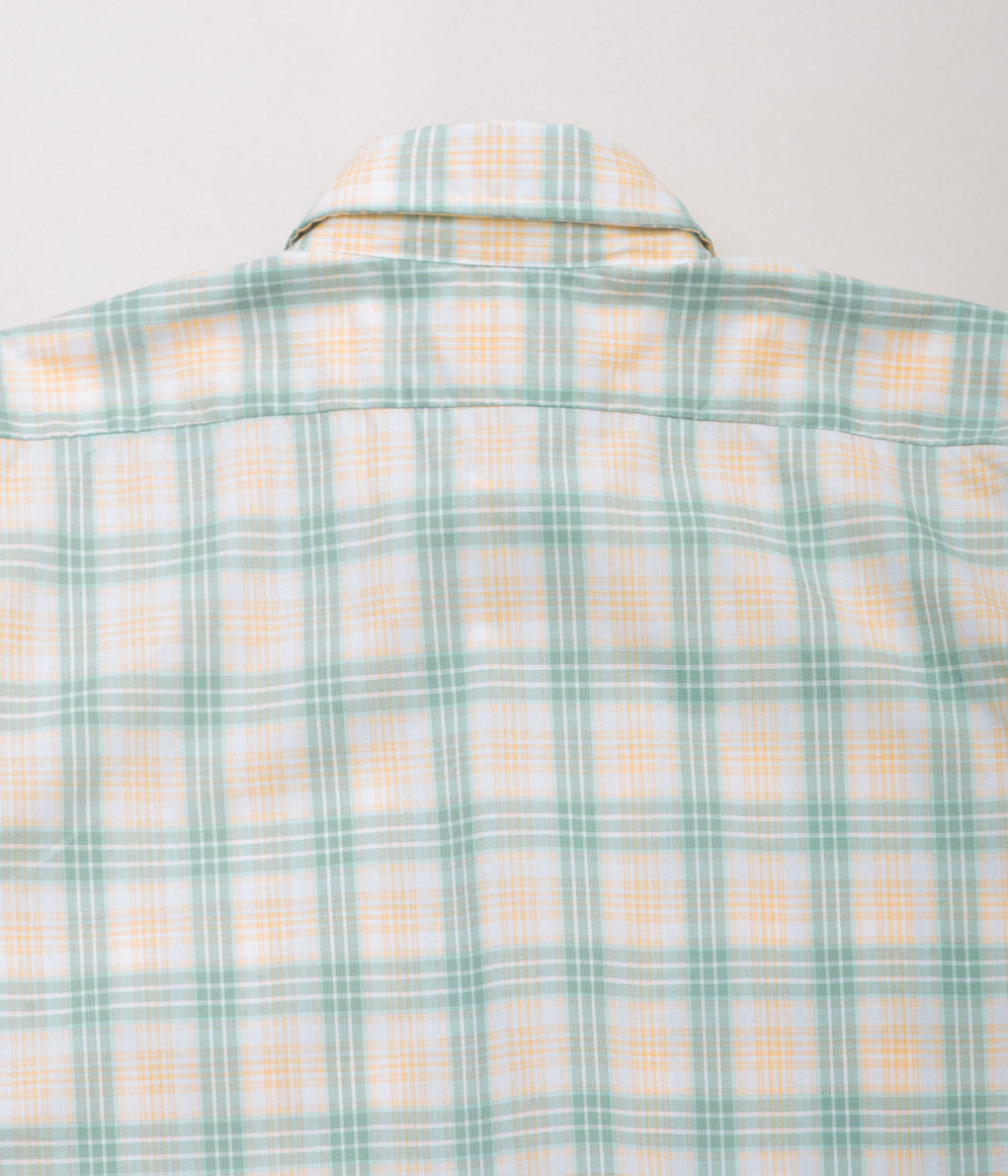 INDIVIDUALIZED SHIRTS×THE STORE BY MAIDENS "SLOB WORKERS SHIRTS"(GREEN CHECK)