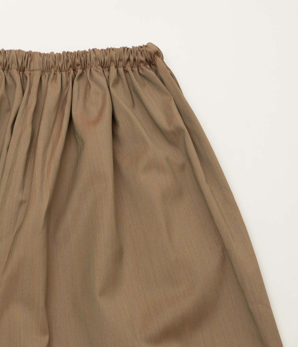 GABRIELA COLL GARMENTS ''NO.287 LORO PIANA FINE WOOL FLAP POCKET TROUSERS'' (CAMEL)