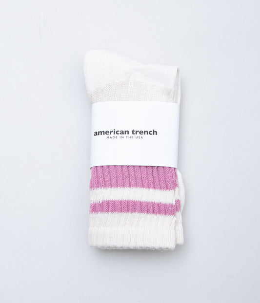 AMERICAN TRENCH "RETRO MONO STRIPE"(DUSTY ROSE)