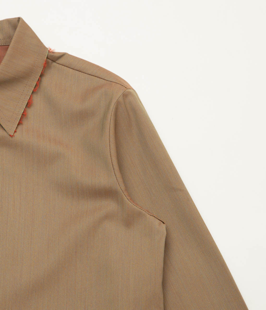 GABRIELA COLL GARMENTS ''NO.197 LORO PIANA FINE WOOL SHIRT'' (CAMEL)