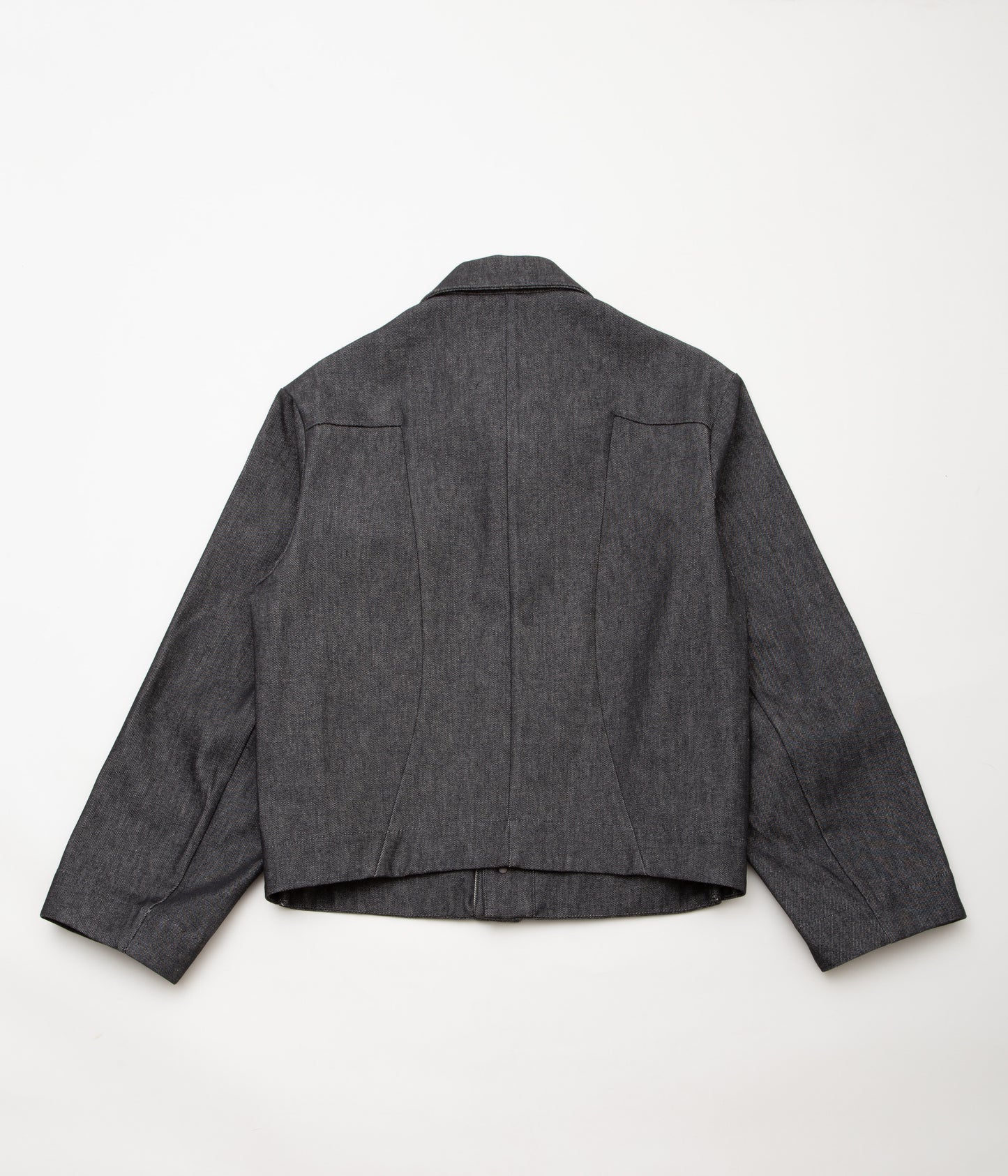 GABRIELA COLL GARMENTS ''NO.285 RIGID DENIM POCKET JACKET'' (BLACK DENIM)