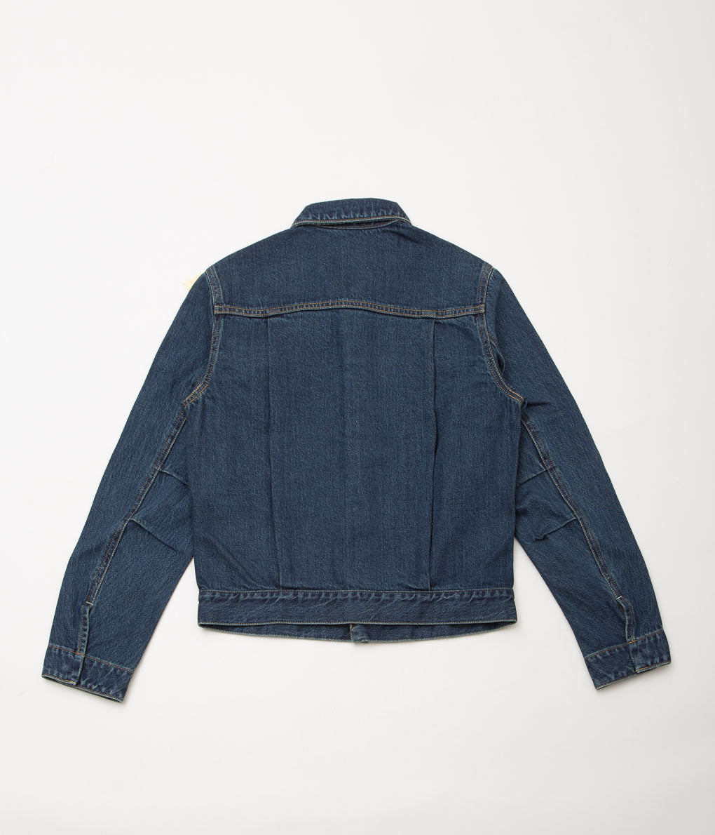 TU ES MON TRESOIR ''THE EMERALD DENIM JACKET''(SOLID 1WASH)