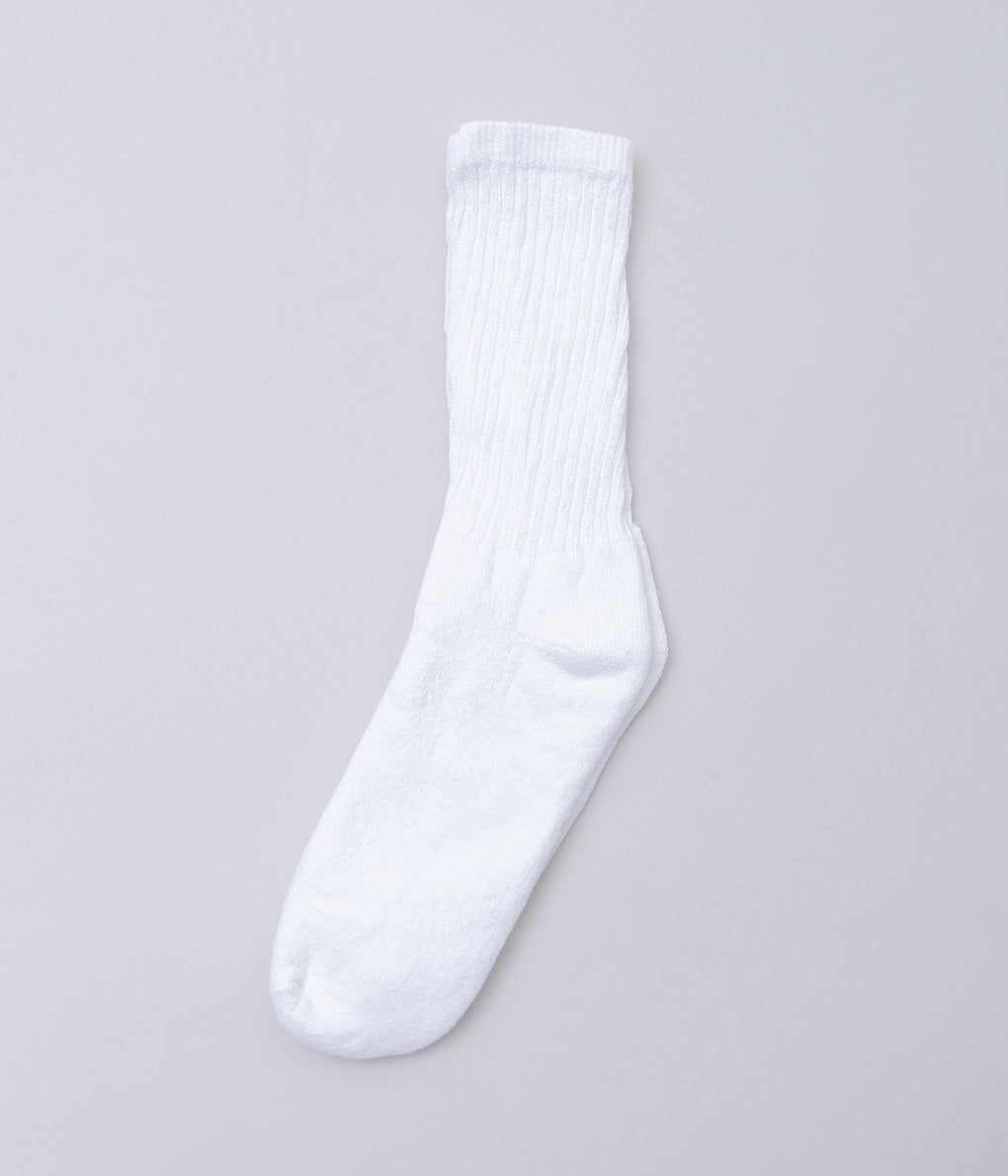 RAILROAD SOCK ''MEN'S CREW SOCKS 6P'' (WHITE)