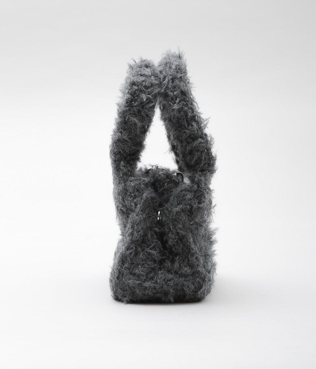 KOTA GUSHIKEN ''HAND CROCHET DENIM-ISH HAND BAG'' (GRAY)