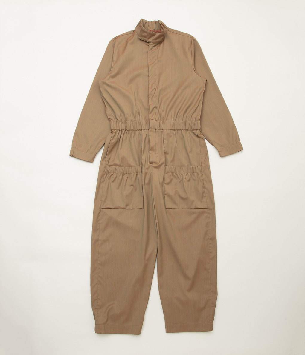 GABRIELA COLL GARMENTS ''NO.284 LORO PIANA FINE WOOL OVERALL'' (CAMEL)