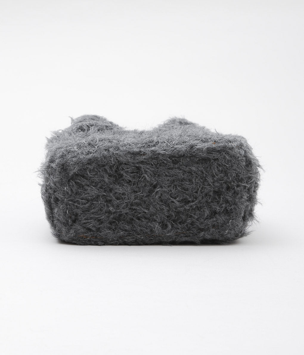 KOTA GUSHIKEN ''HAND CROCHET DENIM-ISH HAND BAG'' (GRAY)