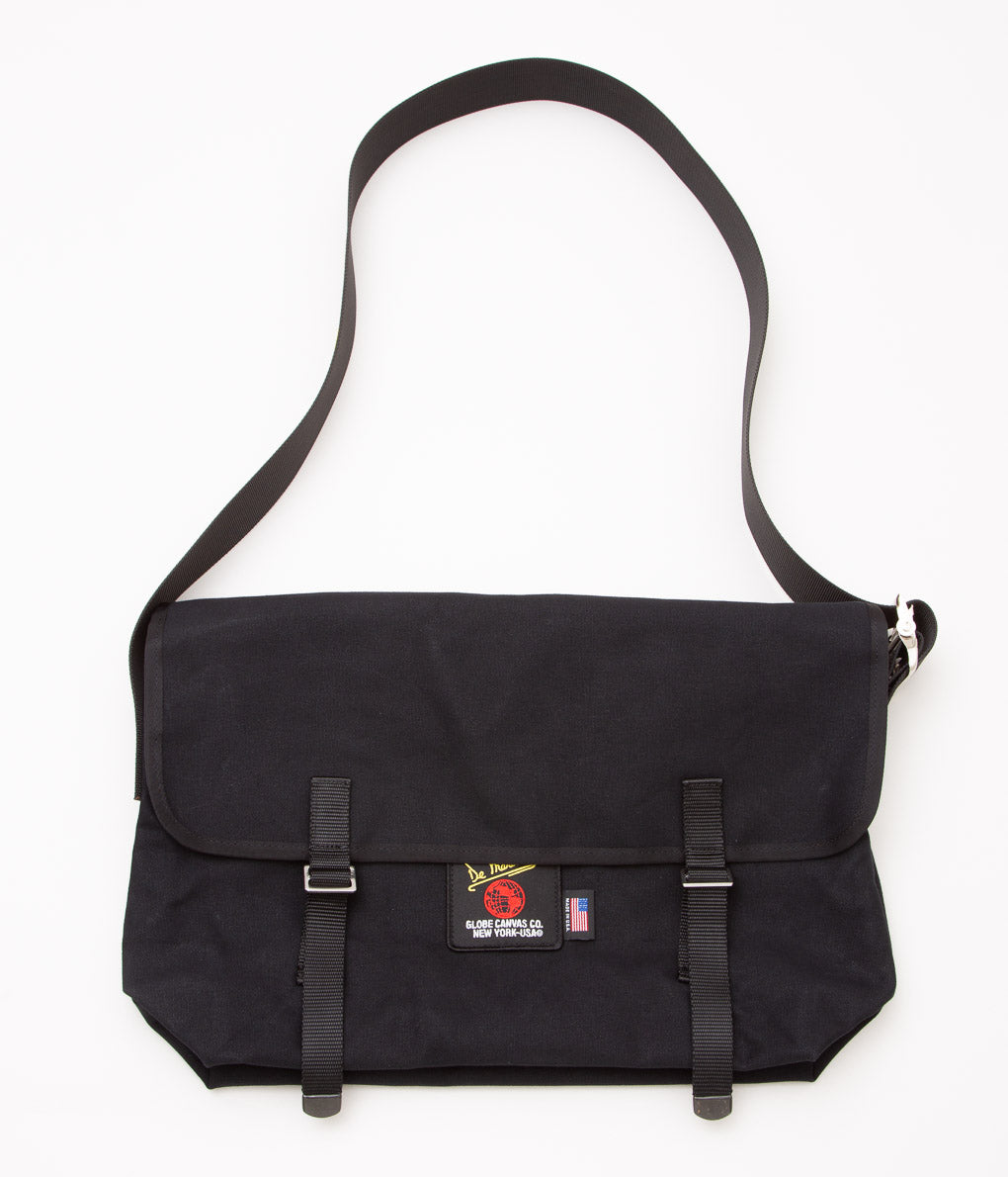 DE MARTINI ''MESSENGERBAG'' (BLACK CANVAS)