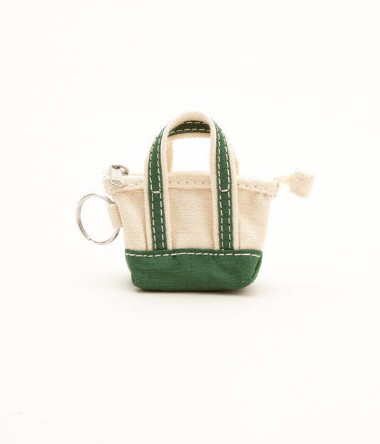 LL BEAN "LL BEAN TOTE BAG KEY CHAIN"(GREEN)