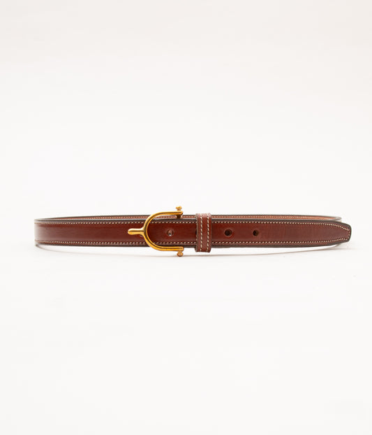 사진 대기 TORY LEATHER "【2346】EQUESTRIAN INSPIRED BELT"(OAKBARK×BRASS)