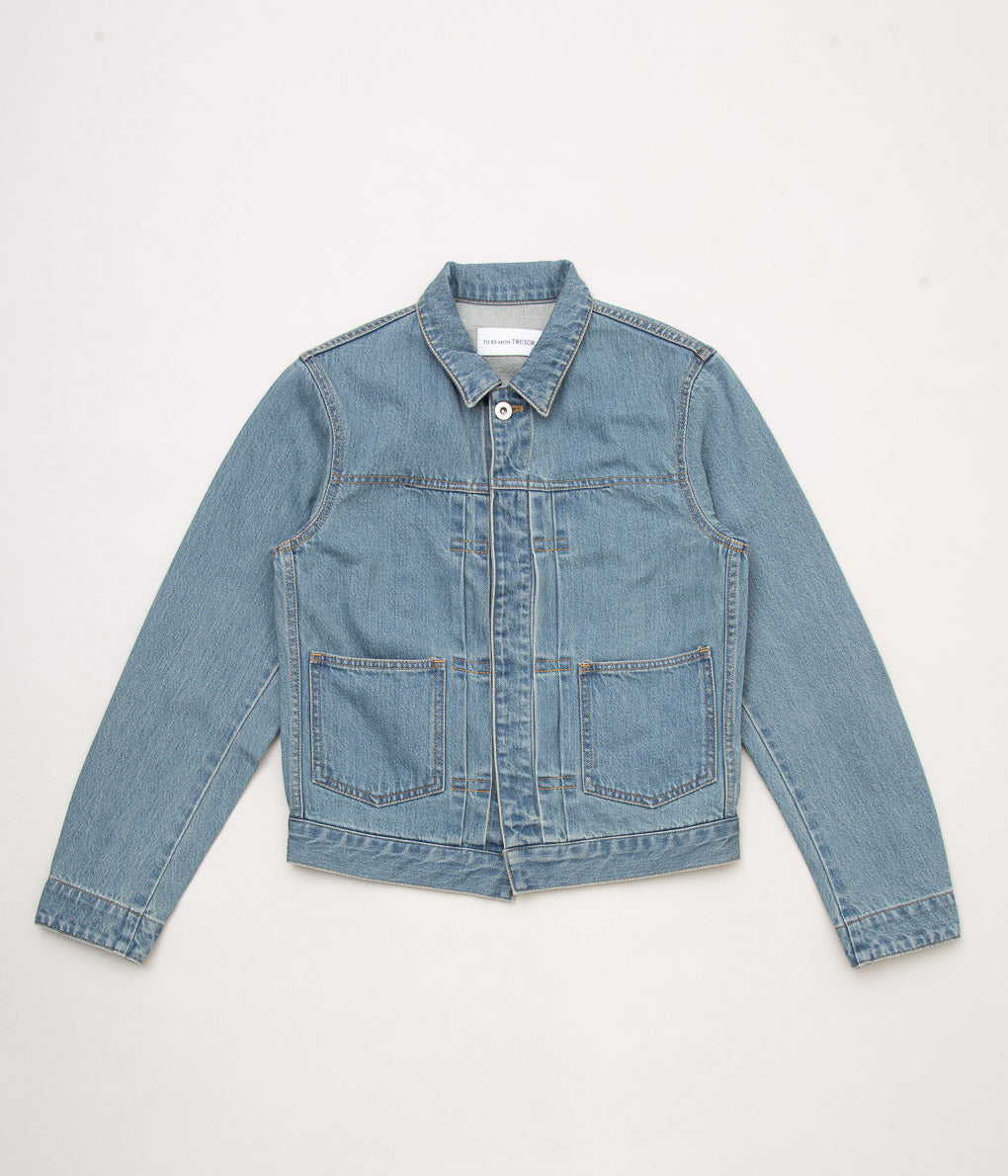 TU ES MON TRESOR ''THE EMERALD DENIM JACKET'' (SOLID 3YEAR)