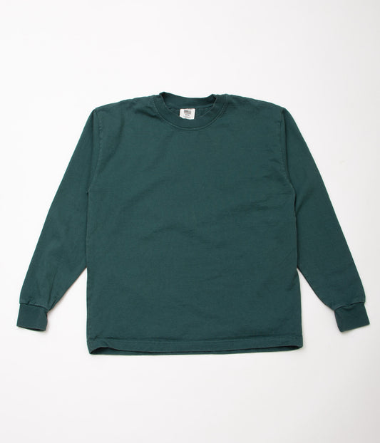 SOFT GOODS "HEAVY WEIGHT CREWNECK L/S"(LEAF GREEN)