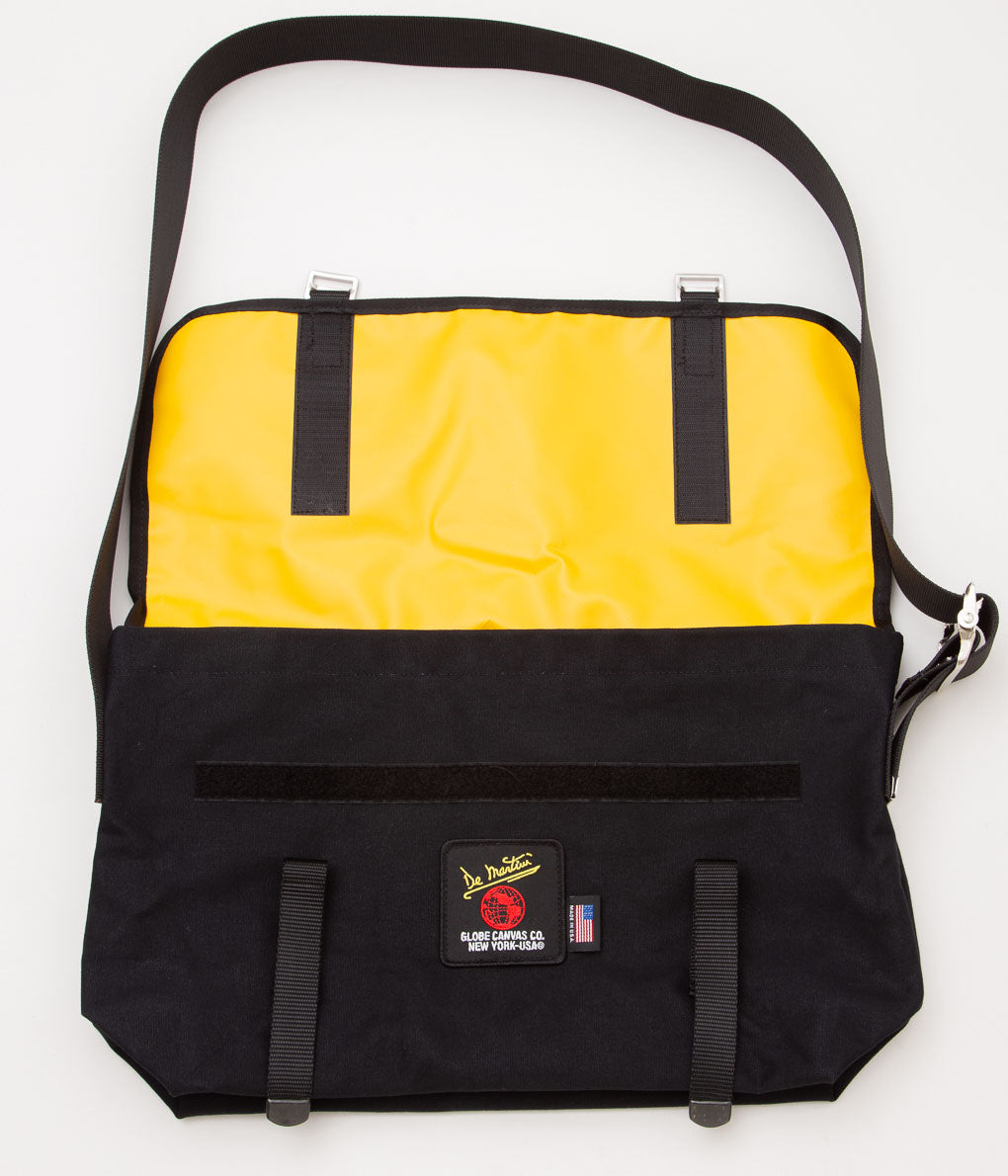 DE MARTINI ''MESSENGERBAG'' (BLACK CANVAS)