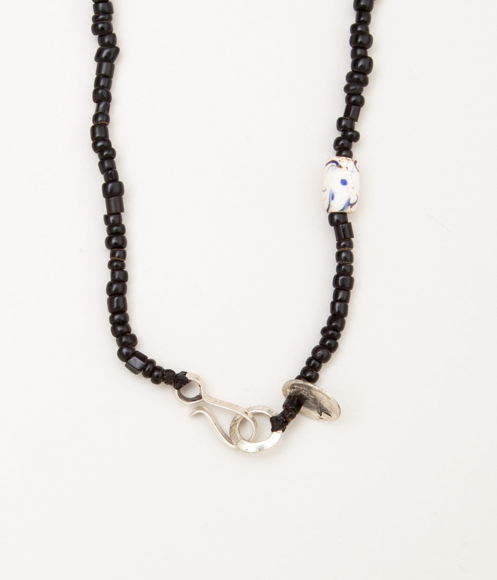 OTA "ANTIQUE BEADS NECKLACE/AFRICAN BEADS"(BLACK)