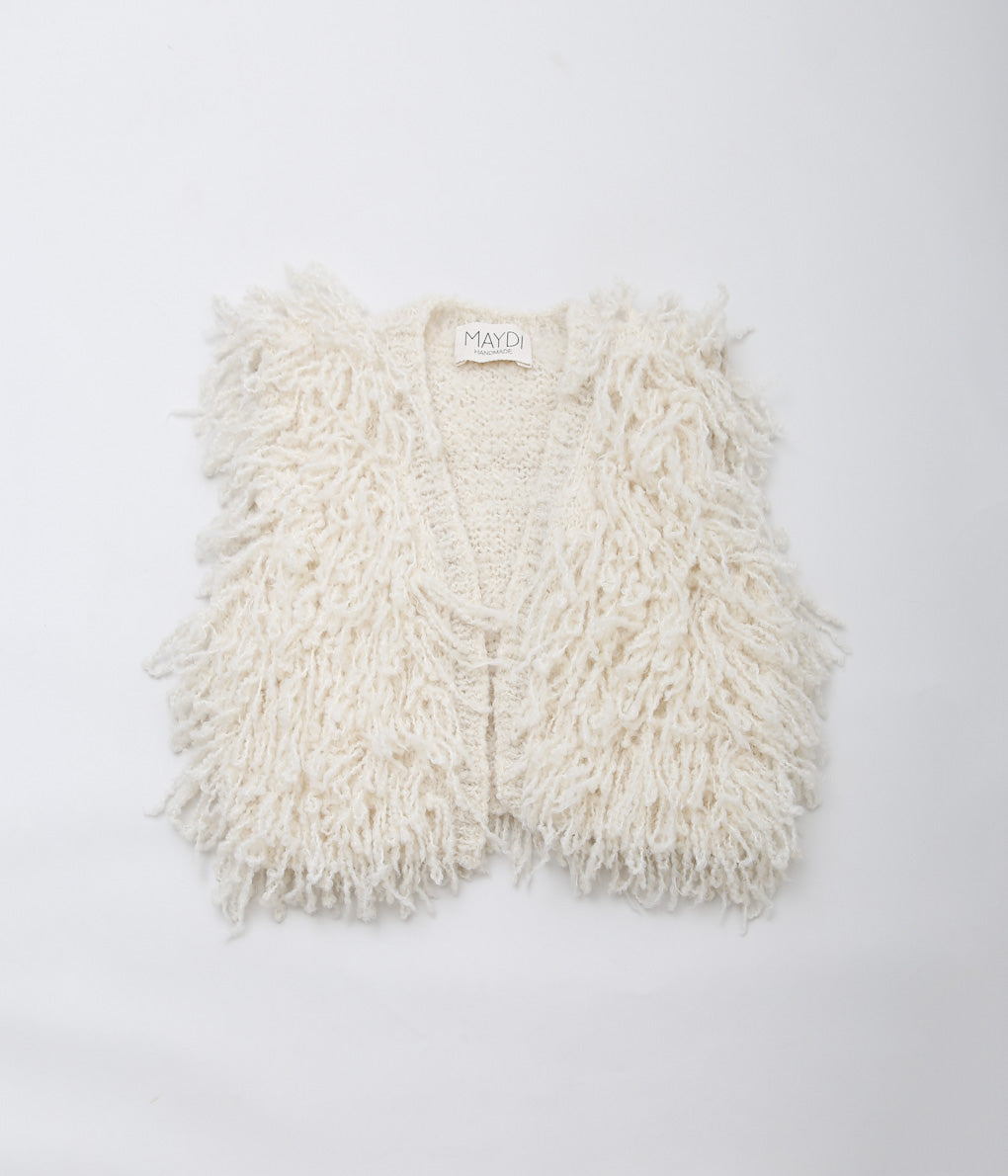 MAYDI マイディ ハンドメイド KNITTED CAPE ニットポンチョ MAYDI マイディ ハンドメイド KNITTED CAPE ニットポンチョ