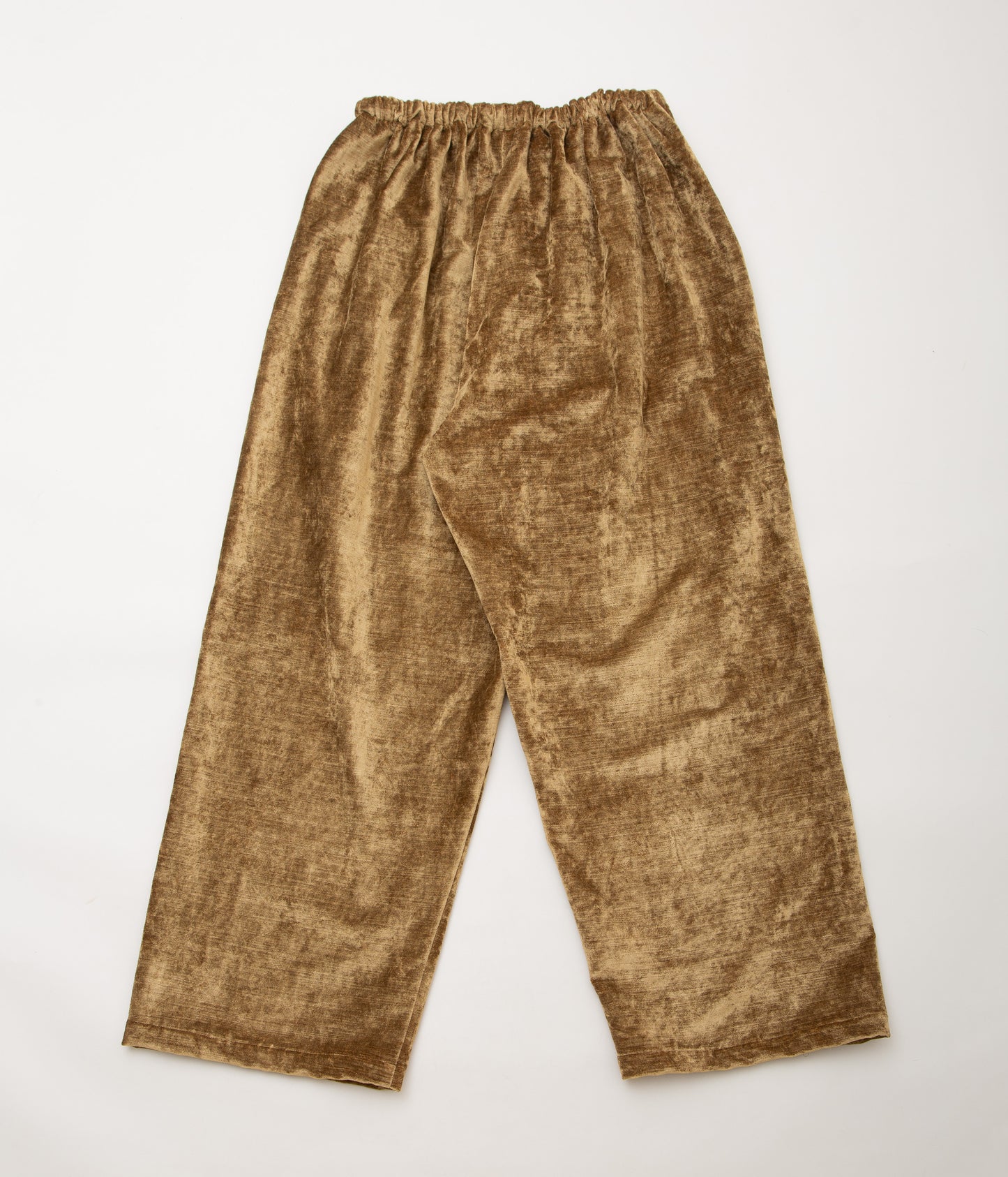 GABRIELA COLL GARMENTS ''NO.287 COTTON VELVET FLAP POCKET TROUSERS'' (BROWN)