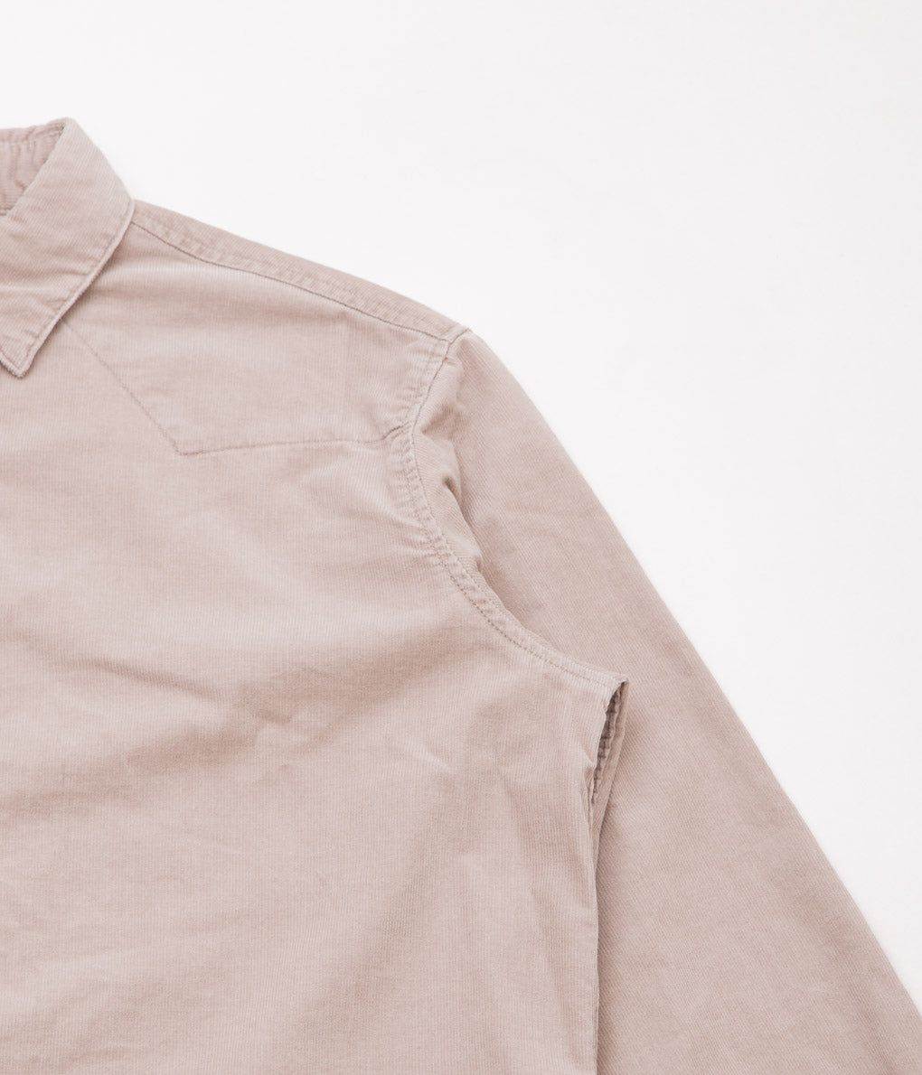 TU ES MON TRESOIR ''THE TURQUOISE CHAMOIS SHIRT''(MAUVE)