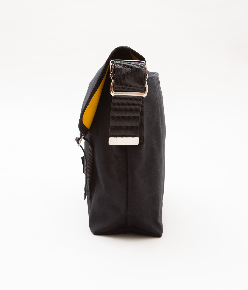 DE MARTINI ''MESSENGERBAG'' (BLACK CANVAS)