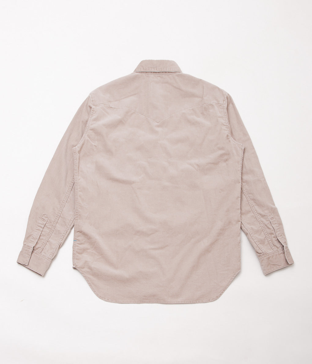 TU ES MON TRESOIR ''THE TURQUOISE CHAMOIS SHIRT''(MAUVE)