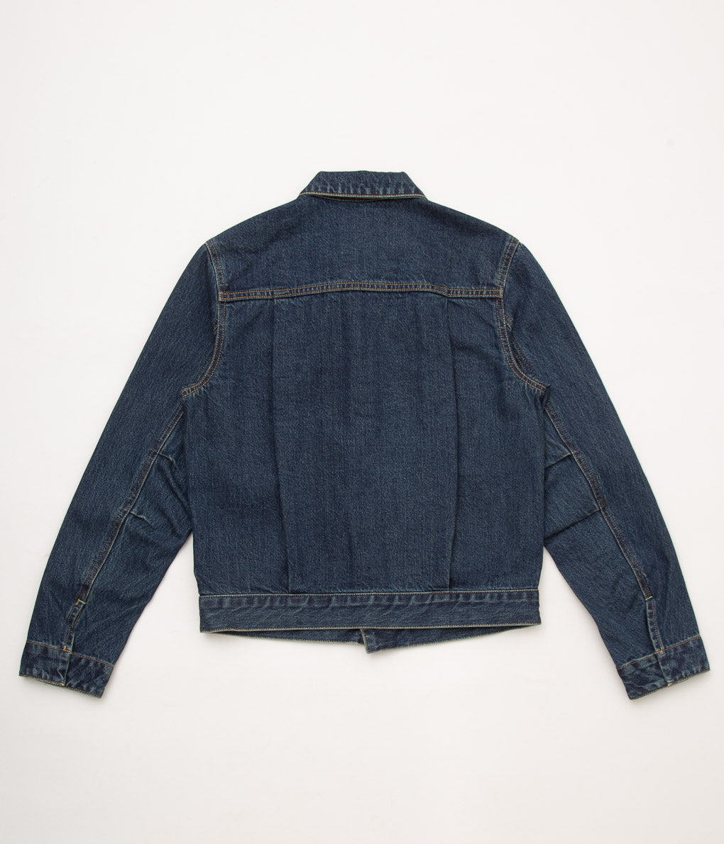 TU ES MON TRESOR ''THE EMERALD DENIM JACKET'' (SOLID 1WASH)