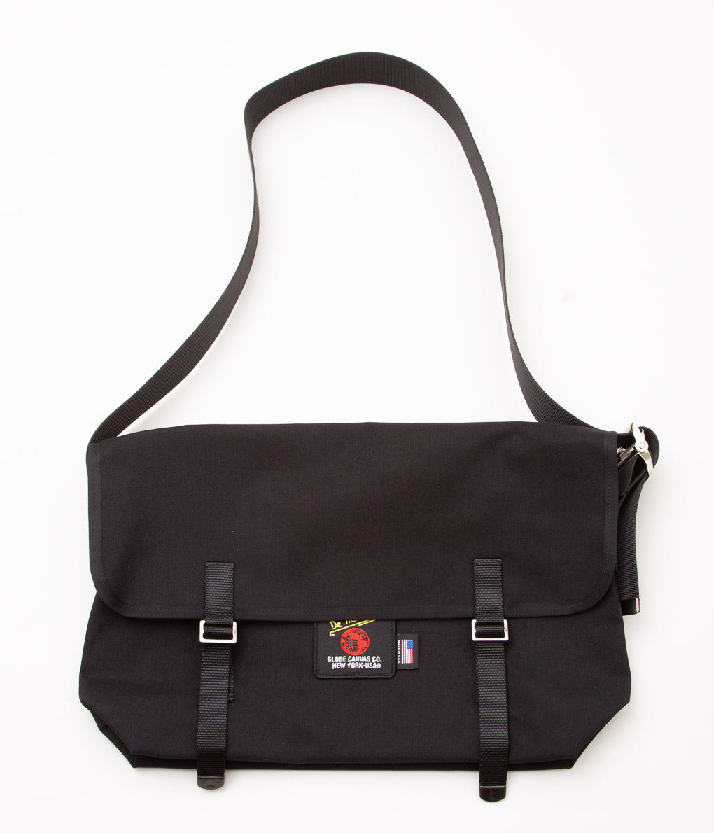 DE MARTINI ''MESSENGERBAG'' (BLACK CORDURA)