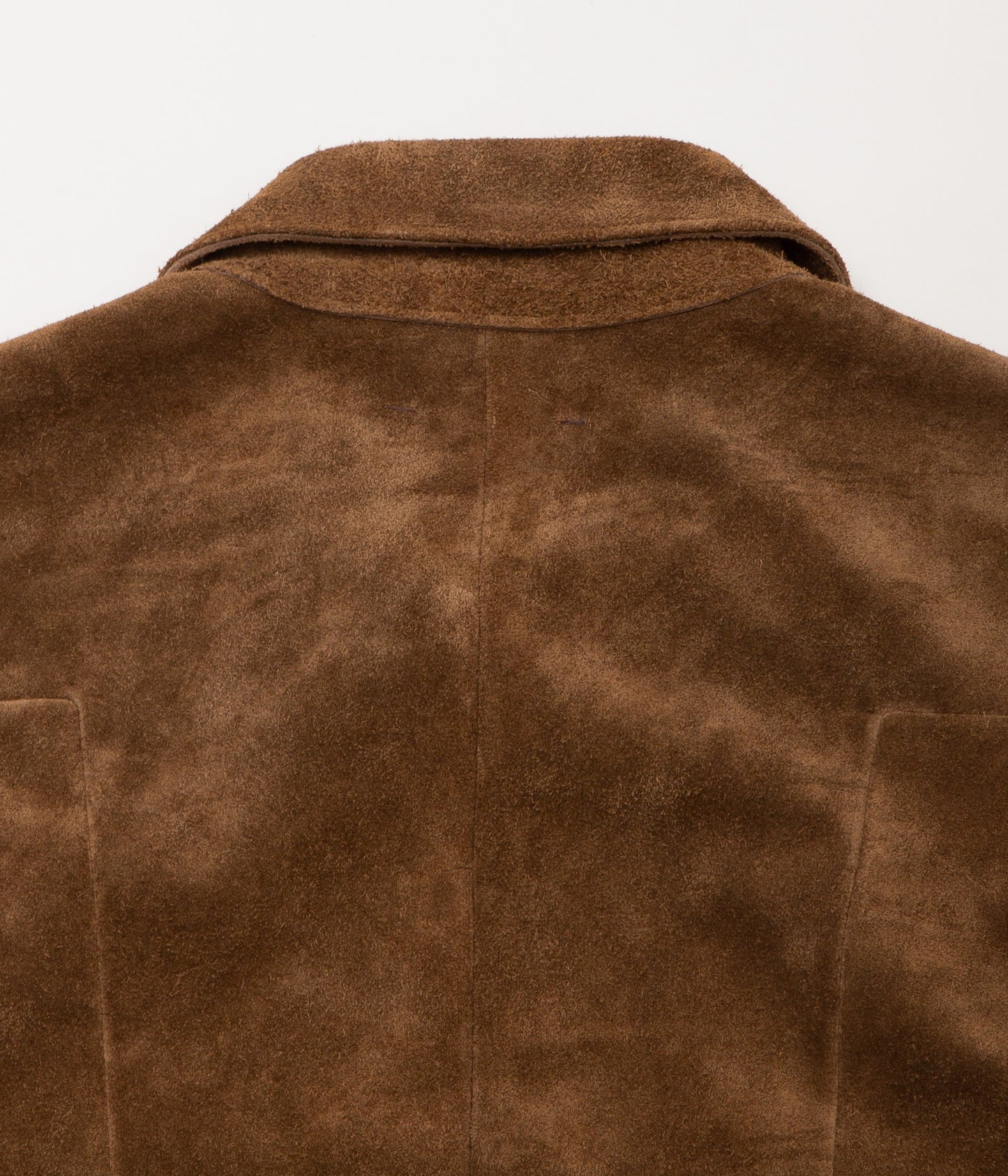 GABRIELA COLL GARMENTS ''NO.285 LEATHER POCKET JACKET'' (BROWN SUEDE)